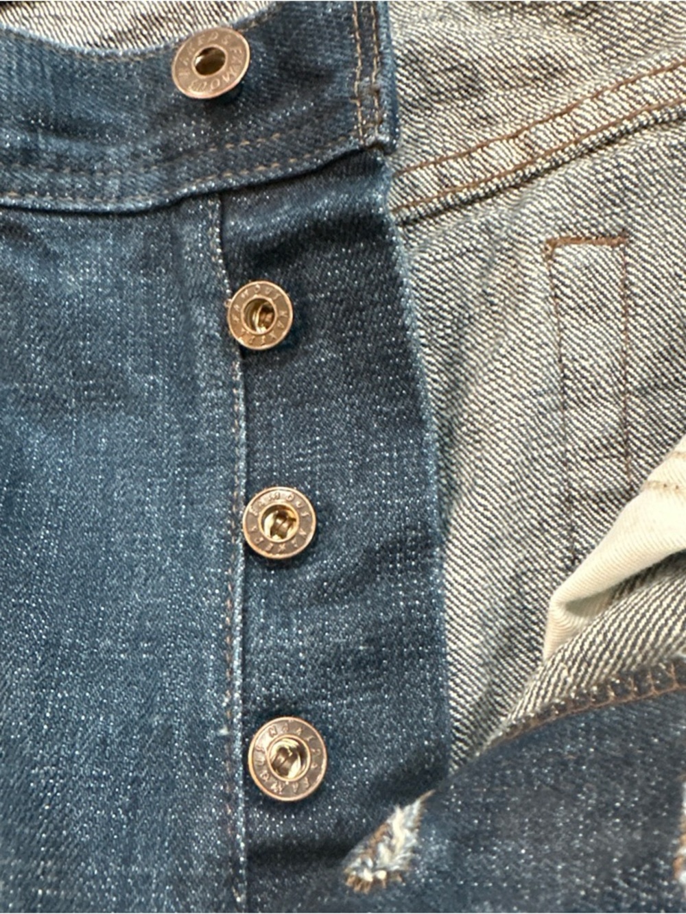 Naked and Famous weird guy Cut kawataro selvedge denim 36x30 - Picture 4 of 6